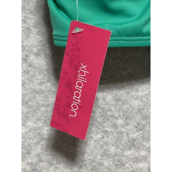 Xhilaration Green Wireless Bikini Swim Swimsuit Top Youth Size L 8-10 - Picture 8 of 12